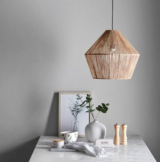 luminaire tendance tissé en fils