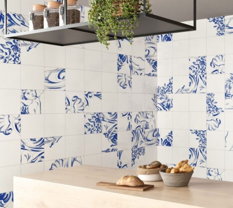 murs de cuisine en carreaux de azulejos
